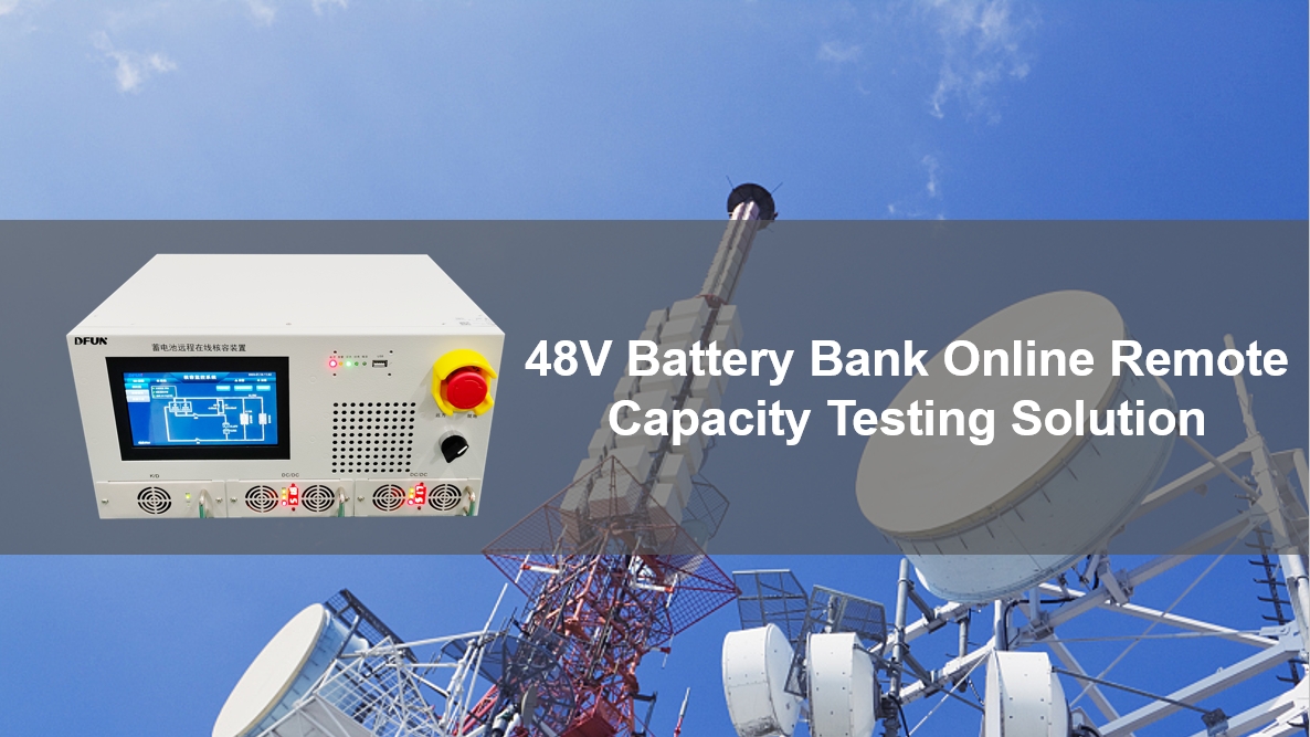 48V Battery Bank Online Remote Capacity Testing Solution 48-V-Batteriebank Online-Lösung zur Fernprüfung der Kapazität