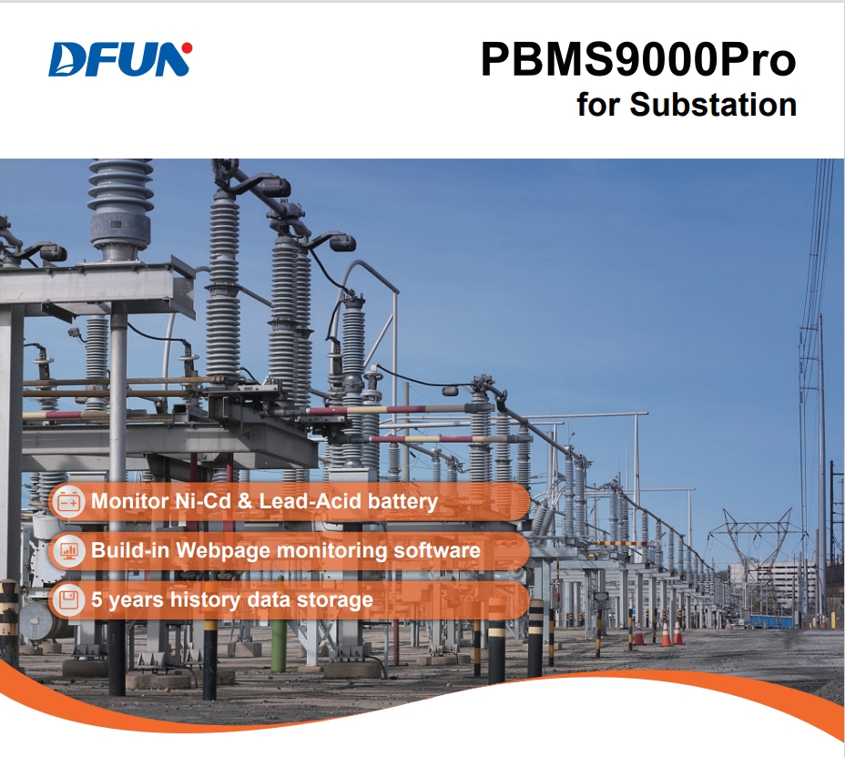 PBMS9000Pro Battery Monitoring System for Utility Heading PBMS9000Pro Batterieüberwachungssystem für Versorgungsleitungen