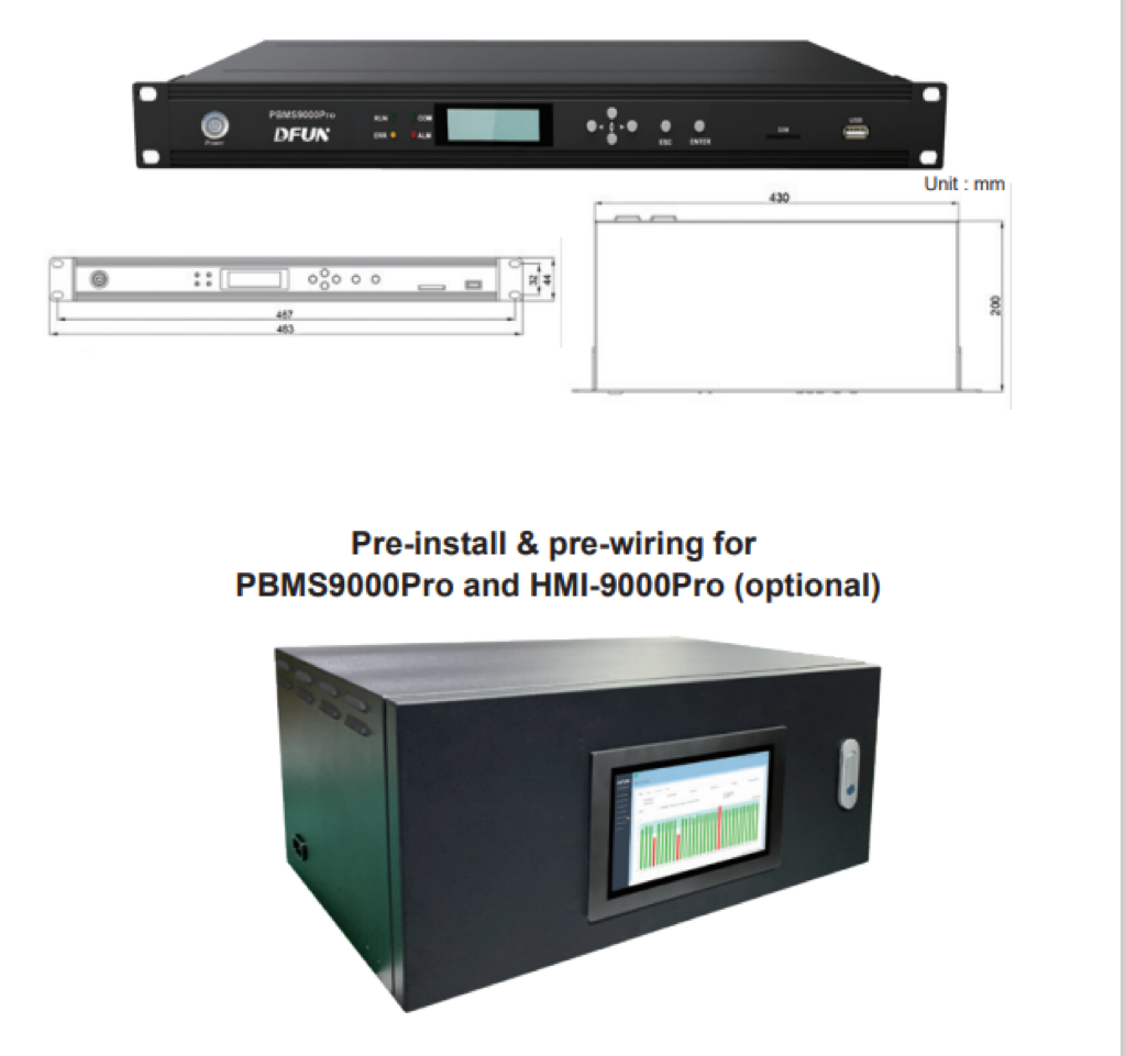 PBMS9000Pro Battery Monitoring System Main Controller Hauptcontroller des Batterieüberwachungssystems PBMS9000Pro