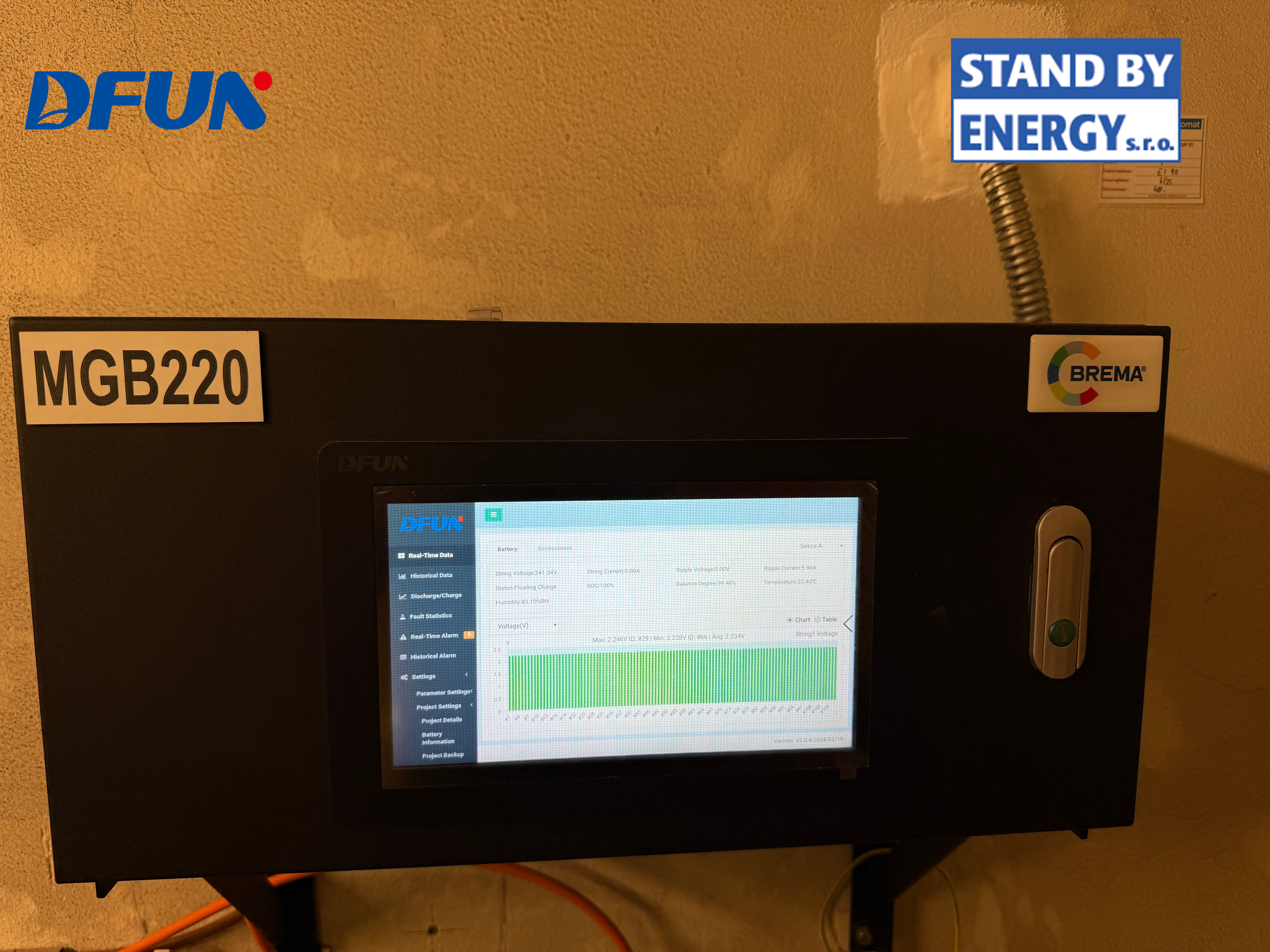 PBMS9000 Batterieüberwachungssystemsensor