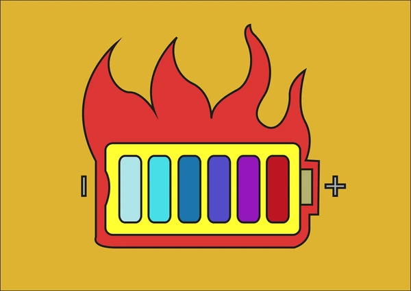 Batteriesymbol-Überhitzung-Explosion-edierbar-600nw-496991824