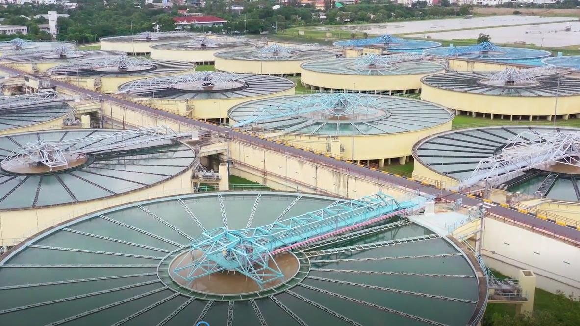 Anlage der thail&auml;ndischen Wasserwerksbeh&ouml;rde mit kritischer Gleichstrom-Notstromversorgung. 
