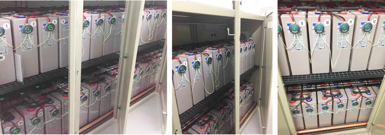 DFUN BMS installiert auf Exide SONNENSCHEIN-Batterien in einem deutschen Krankenhaus